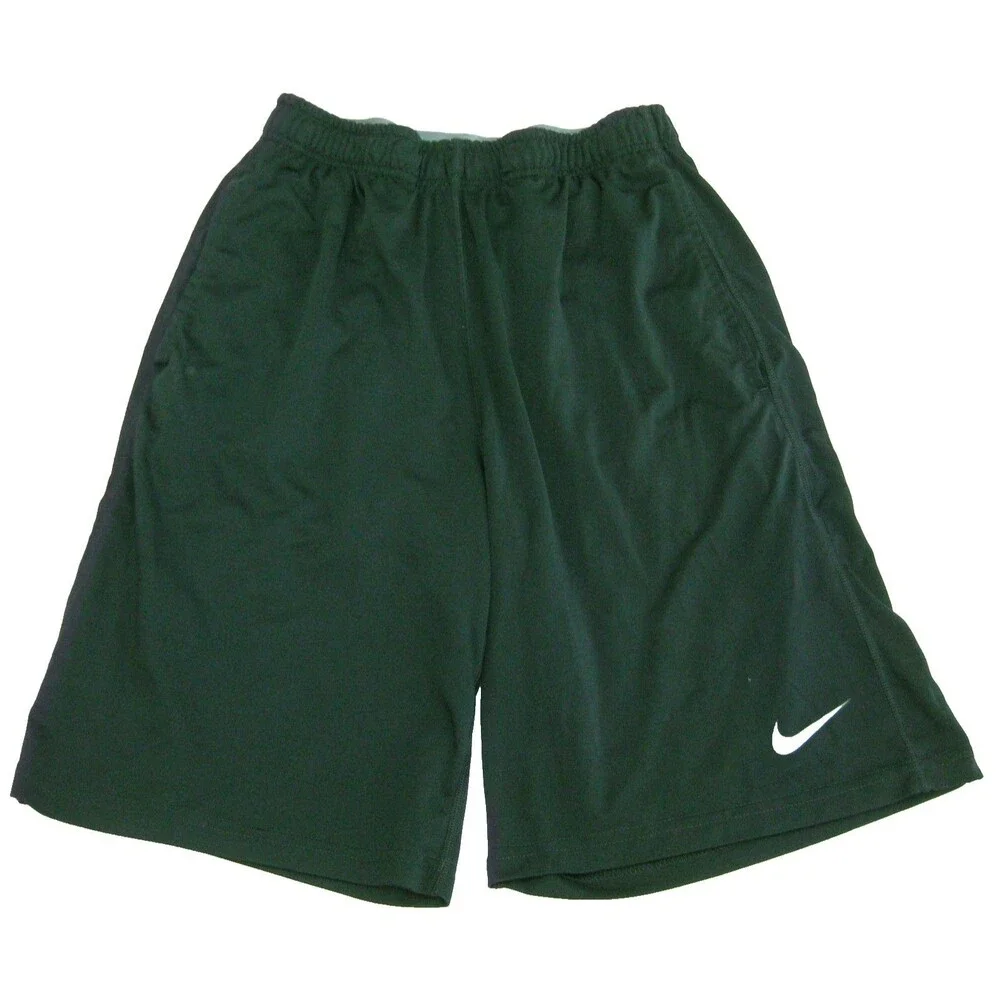 Nike Athletic Shorts Mens Small Black Dri-Fit Pockets Logo Running Tennis Gym